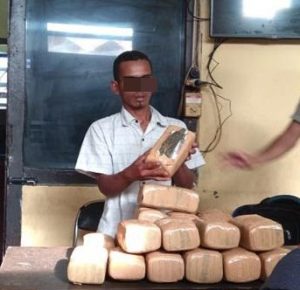 Seludupkan Ganja 21 Bal, Pria Asal Aceh Diringkus Polisi