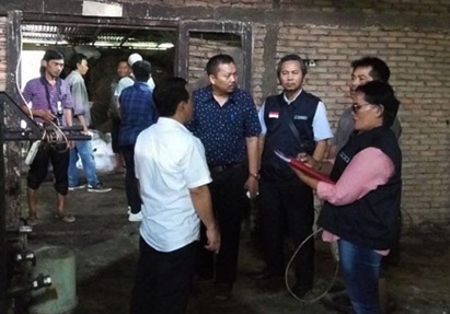BBPOM Gerebek Pabrik Lengkong Berbahan Formalin di Langkat