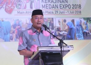 Wali Kota Medan Buka Warna Warni Kerajinan Medan Expo 2018