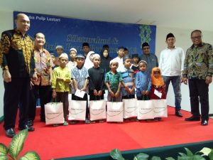 PT TPL Santuni Anak Yatim di Acara Buka Bareng Wartawan