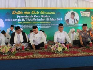Peringati Hari Jadi Kota Medan ke 428, Pemko Medan Gelar Dzikir & Doa Bersama