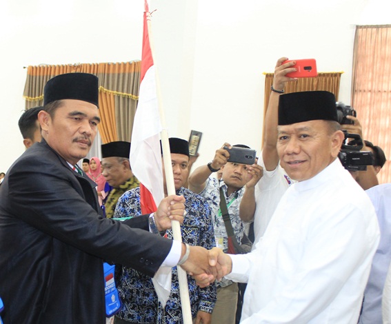 Kloter 1 Embarkasi Medan Diberangkatkan, Pj Gubsu : Jaga Kekompakan dan Kebersamaan