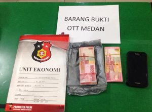 Tim Saber Pungli OTT Oknum Polisi di Polrestabes Medan