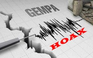 BMKG : Prediksi Gempa 7.0 Earthquakes & Weather Itu Hoax Sesat