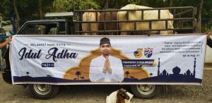 Prananda Kurbankan 10 Sapi dan 1 Kambing di 3 Kabupaten/Kota