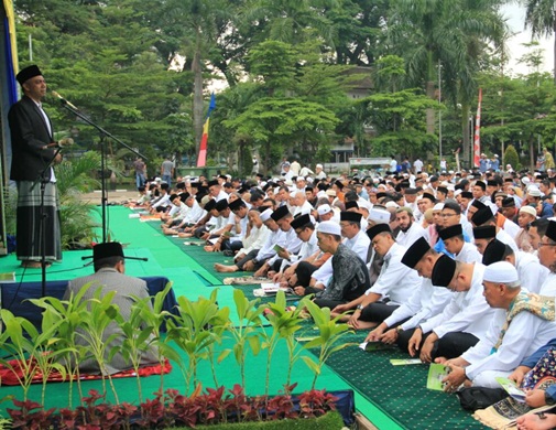 Sholat Idul Adha 1439 H, Khatib Ajak Bangun Kota Medan Dengan Semangat Thadiyah