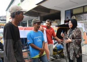 Sosialisasi MTQN XXVII Tahun 2018, Pemprovsu Bagi-Bagi Tenda Becak