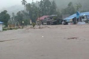 Banjir Bandang dan longsor di Batang Natal, Belasan Rumah Dilaporkan Rusak