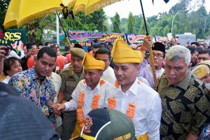 Disambut Meriah Ribuan Warga, Gubernur Ajak Masyarakat jadikan Sumut Bermartabat