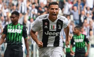 Ronaldo Cetak Gol Perdananya Saat Juventus Tundukan Sassuolo 2-1