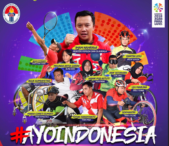 Ayo Dukung Tim Indonesia Berlaga di Asian Para Games 2018