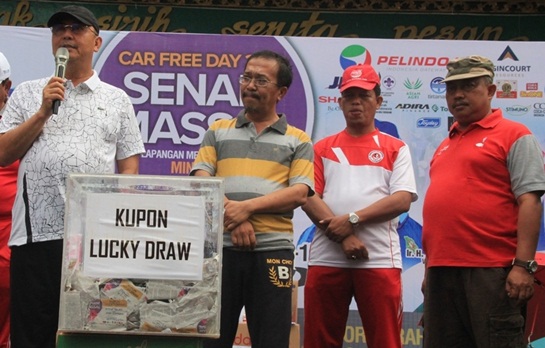 Diisi Penggalangan Dana Untuk Palu, Wali Kota Apresiasi CFD di Lapangan Merdeka