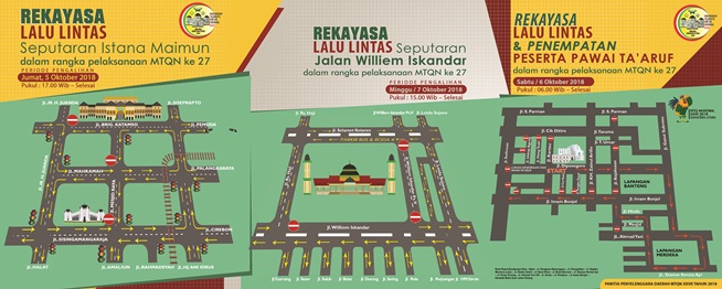 Sukseskan MTQN, Rekayasa Lalu Lintas Akan Diubah