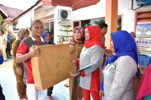 Lomba Yel Yel Germas, Puskesmas Sibabangun Raih Juara Pertama