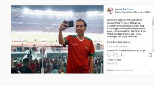 Follower Instagram Jokowi Kalahkan Trump dan Paus Fransiskus