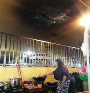 Regulator Tabung Gas Longgar, Kios Makanan di Pusat Pasar Nyaris Terbakar