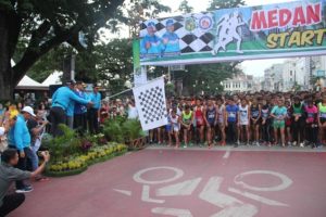 Wali Kota Lepas 2.850 Pelari Medan 10K & 5K