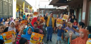 Rianto Ahgly SH Caleg DPRD Kota Medan Silaturahmi Kepada Ratusan Warga Kaum Ibu