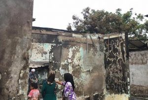 Kebakaran di Tanjung Mulia, 2 Unit Rumah Ludes Dilalap Api