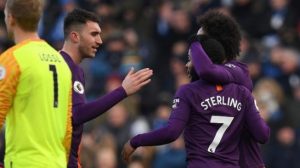 Tundukan Huddersfield 3-0, Manchester City Tempel Liverpool