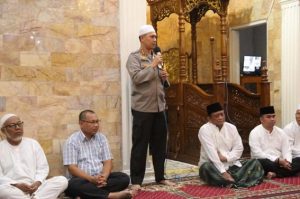 Subuh Berjamaah di Mesjid Al Ma’ruf Medan, Ini Pesan Kapolrestabes Pada Jamaah