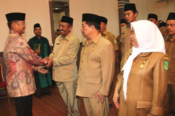 Sekda Lantik Dan Kukuhkan 80 Pejabat Struktural Pemko Medan