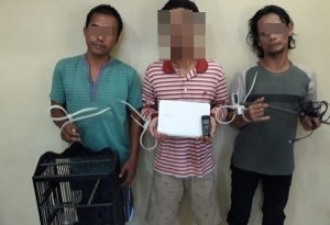 Satreskrim Polres Tapteng Bekuk Tersangka Dan Penadah Pencurian Kios Burung