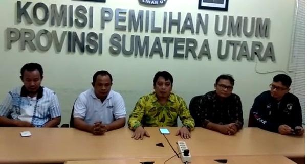 Video Hoax Kerusuhan Akibat Surat Suara Tercoblos Beredar, KPU Sumut Lapor Ke Polda