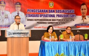 Tingkatkan Pelayanan, Disdukcapil Sumut Adakan Pengesahan dan Sosialisasi SOP