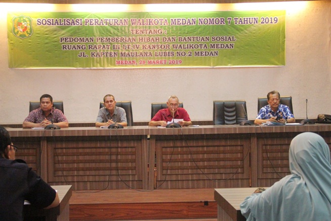 Pemko Medan Sosialisasikan Perwal No.7/2019 Tentang Hibah dan Bantuan Sosial
