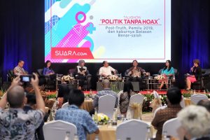 Rayakan HUT ke-5, Suara.com Gelar Talkshow “Politik Tanpa Hoax” dan Luncurkan 5 Portal Regional