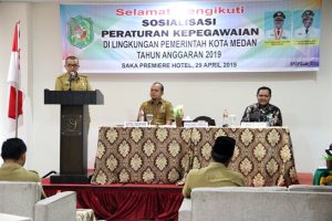 Buka Sosialisasi Peraturan dan Kepegawaian, Ini Pesan Wali Kota