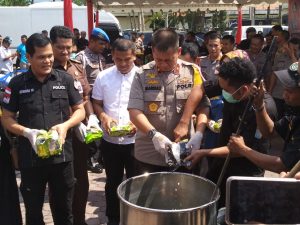 Polda Sumut Musnahkan Barang Bukti Narkoba Senilai Milyaran Rupiah
