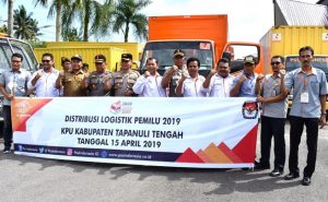 KPU Tapteng Mulai Distribusikan Logistik Pemilu