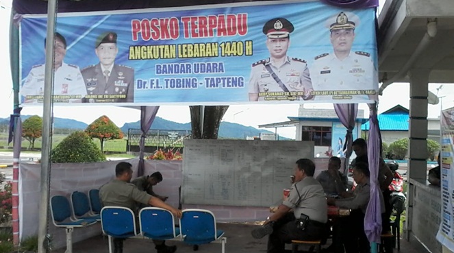 Bandara FL Tobing Siapkan Posko Pelayanan Terpadu Lebaran 2019