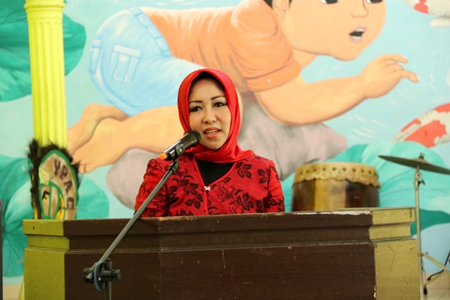 Hj Rita Maharani Apresiasi Kehadiran Ruang Ketrampilan & Kolam Hydrotheraphy YPAC Medan