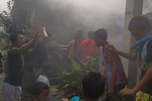 Kebakaran Di Gedung Johor, 1 Unit Rumah Hangus Terbakar