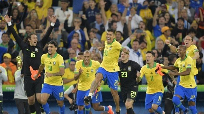 Tundukan Peru 3-1, Brasil Juara Copa America 2019