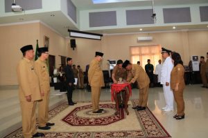 Bupati Soekirman Ambil Sumpah Janji dan Lantik Pejabat Tinggi Pratama