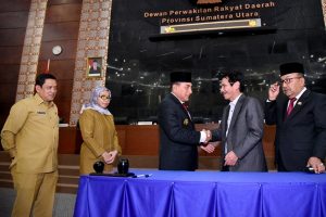 DPRD Sumut Setujui LPJP APBD 2018 , Gubernur Apresiasi Kerja Sama Anggota Dewan
