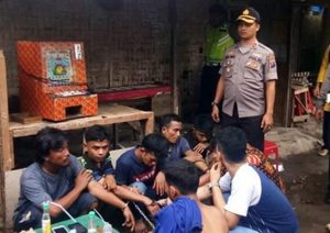 Grebek Kampung Narkoba, Polsek Sunggal Amankan 8 Warga Dan Mesin Jackpot