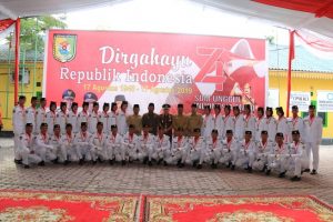 Plh Bupati Sergai Kukuhkan 45 Anggota Paskibraka 