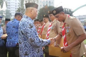 Majukan Pramuka Di Medan, 59 Anggota Dapat Penghargaan Dari Wali Kota