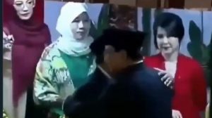 Viral, Prabowo Tak Mau Salaman Dengan Grace Natalie