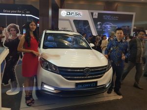 Mobil Listrik Super Senyap DFSK Mejeng di GIIAS Medan 2019