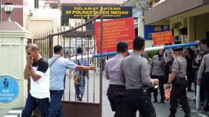 Bom Bunuh Diri di Polrestabes Medan, Puslabfor Lakukan Penyisiran Lokasi
