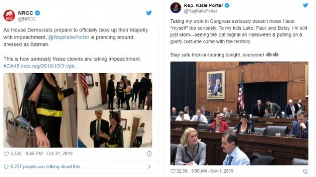 Kenakan Kostum Batgirl ke Parlemen, Politikus Amerika Ini Tuai Cibiran