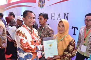 Pemkab Sergai Terima 44 Sertifikat Hak Atas Tanah