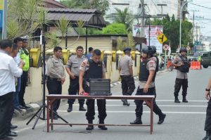 Tas Ransel Misterius Gegerkan Polres Tebing Tinggi