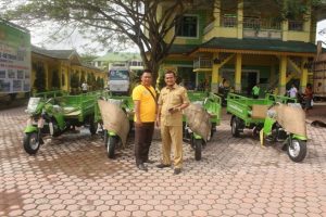 Pemkab Sergai Terima Bantuan Sepeda Motor Pengangkut Sampah dari KLHK